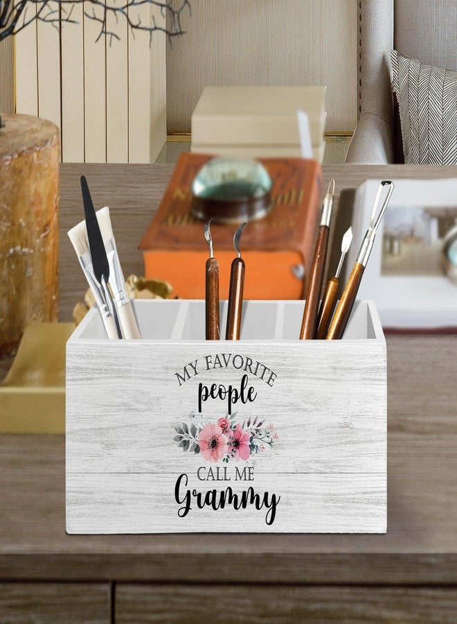 XLDLIOO Grammy Gifts, Grammy Gifts from Grandkids, Pen Pencil Holder Organizer for Desk Accessories, My Favorite People Call Me Grammy Kitchen Utensil Holder, Grandma Gifts for Christmas Birthday - Image 2