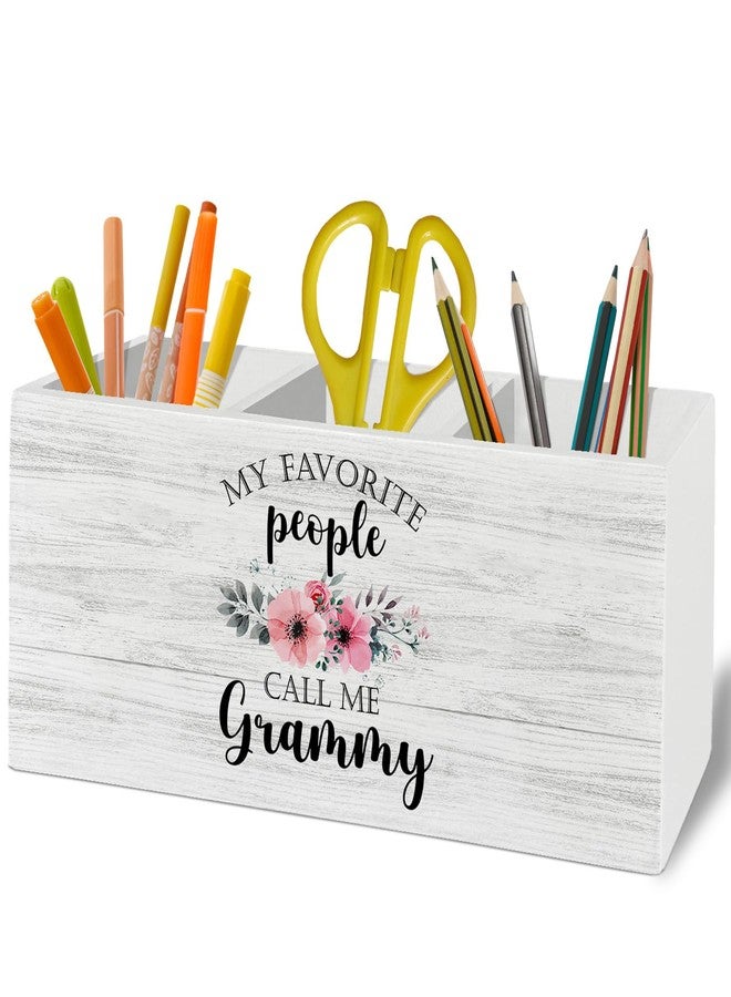 XLDLIOO Grammy Gifts, Grammy Gifts from Grandkids, Pen Pencil Holder Organizer for Desk Accessories, My Favorite People Call Me Grammy Kitchen Utensil Holder, Grandma Gifts for Christmas Birthday