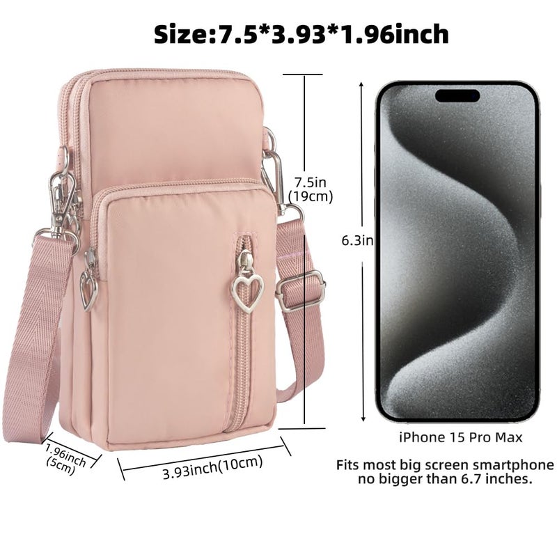 JANKS Crossbody Bags for Women, Small Phone Purse Travel Pouch Over the Shoulder Bags for Women with Adjustable Strap - Image 4