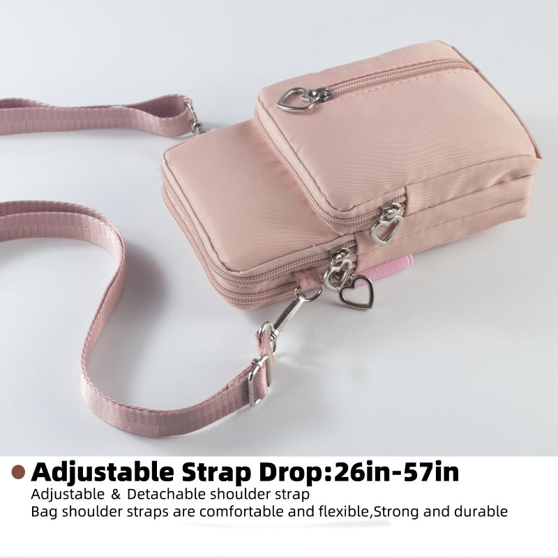 JANKS Crossbody Bags for Women, Small Phone Purse Travel Pouch Over the Shoulder Bags for Women with Adjustable Strap - Image 5