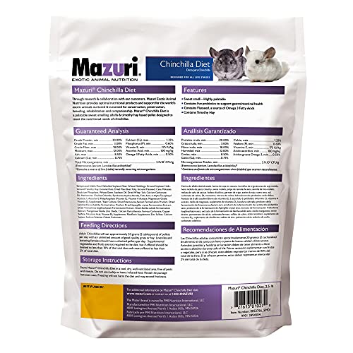 Mazuri Chinchilla Food | 2.5 Pound (2.5 lb.) - Image 2