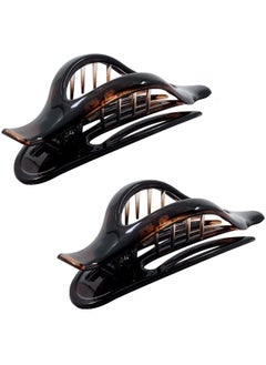 CAMILA Paris Cp2372 2Pk French Hair Clips Large Slide Hair Clips For Volume Hair Strong Hold No Slip Grip Girls Hair Claw Clips For Women Durable Styling Girls Hair Accessories Made In France  - Image 1