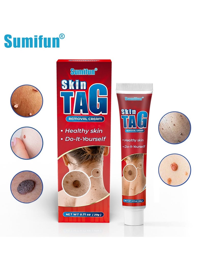 Sumifun Skin Tag Removal Cream,Remove Warts,Remove Moles and Smooth Skin, Skin Tag for Common Treatment Effective and Safe 20g - Image 1