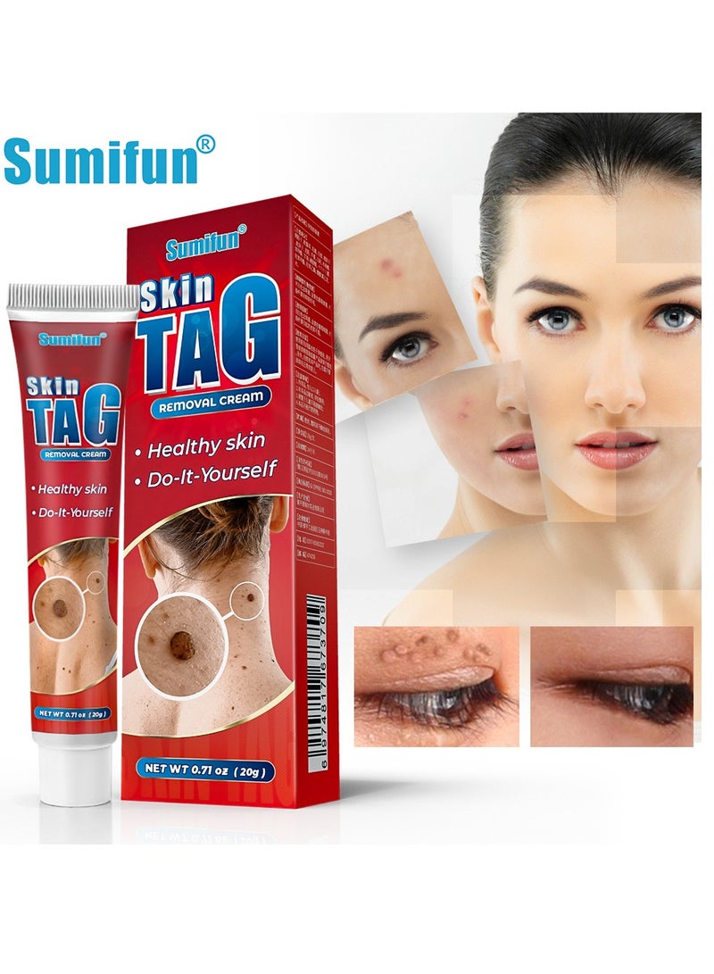 Sumifun Skin Tag Removal Cream,Remove Warts,Remove Moles and Smooth Skin, Skin Tag for Common Treatment Effective and Safe 20g - Image 2