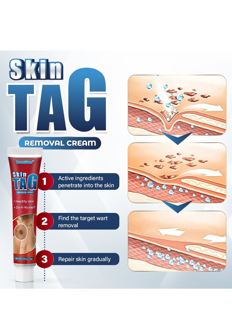 Sumifun Skin Tag Removal Cream,Remove Warts,Remove Moles and Smooth Skin, Skin Tag for Common Treatment Effective and Safe 20g - Image 5