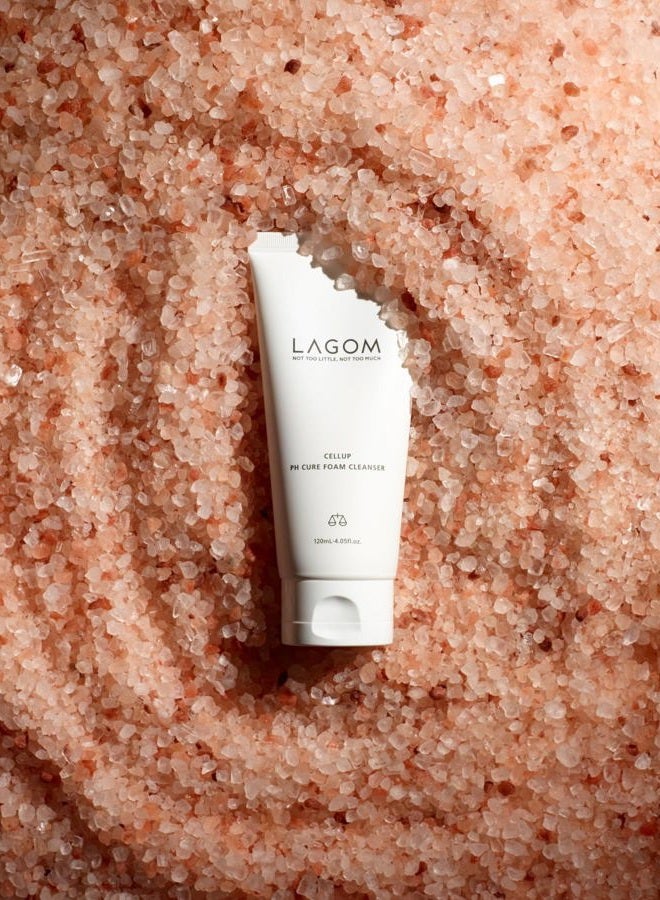 LAGOM Cellup pH Cure Foam Cleanser | Low pH, Skin Barrier Protection, Natural Deep Face Cleansing, 5.5 Subacid for Sensitive Skin 4.05 Fl Oz - Image 2