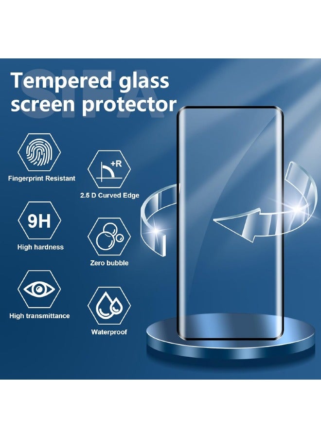 2 Pack Motorola Edge 50 Pro Screen Protector, 3D Tempered Glass Film, 9H Hardness, Touch Sensitive, Anti-Fingerprint, Anti-Scratch, Bubble-Free, HD Screen Protector for Motorola Edge 50 Pro 5G 2024  - Image 3