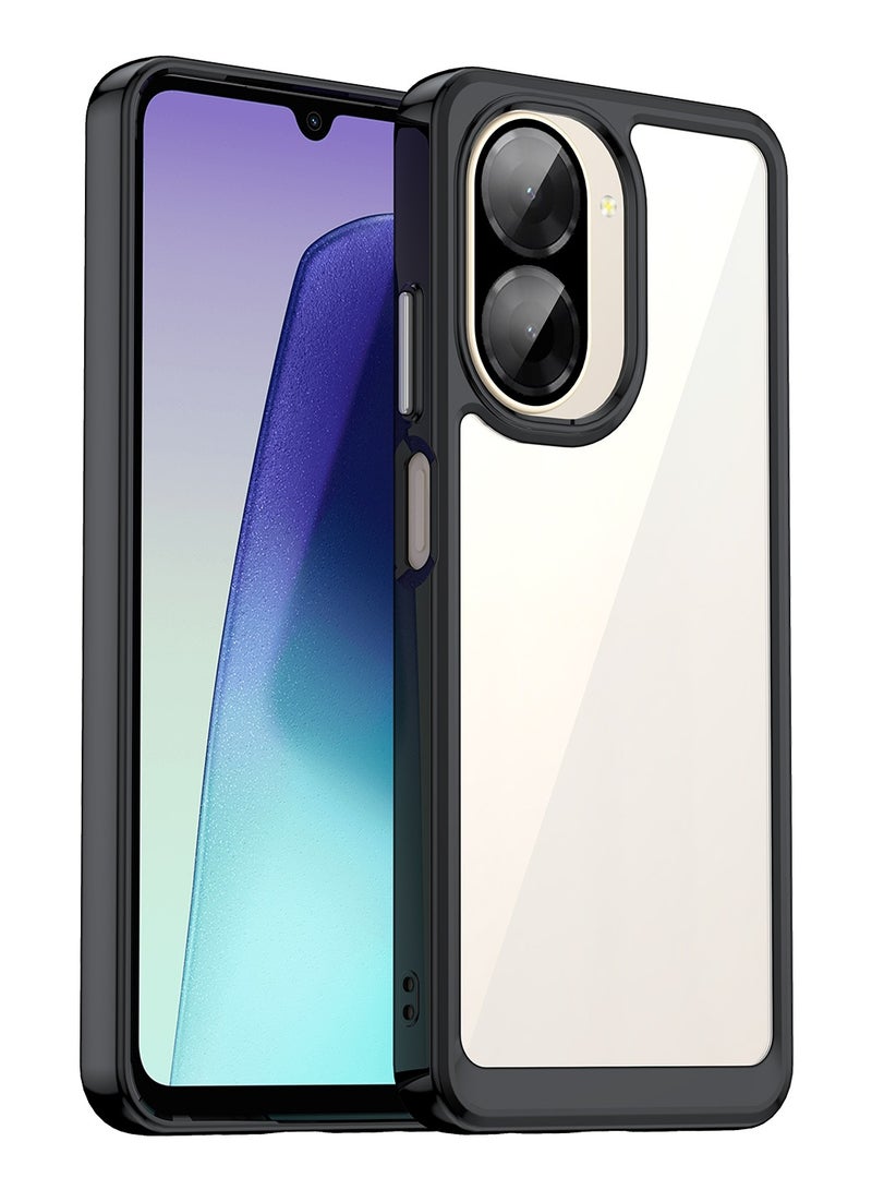 CHEROSIN Phone case for Xiaomi Redmi A5 4G/ Xiaomi Poco C71 4G Clear Back Soft TPU Shockproof Bumper Protection Cover - Image 1