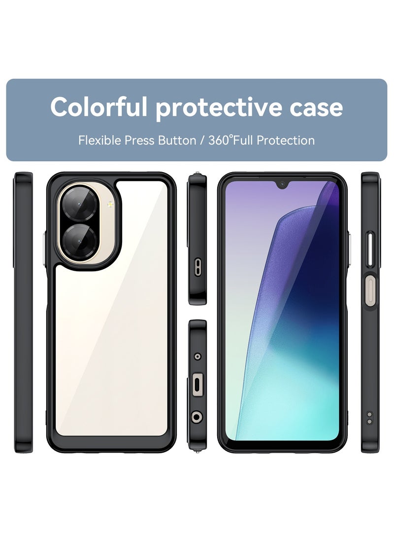 CHEROSIN Phone case for Xiaomi Redmi A5 4G/ Xiaomi Poco C71 4G Clear Back Soft TPU Shockproof Bumper Protection Cover - Image 5