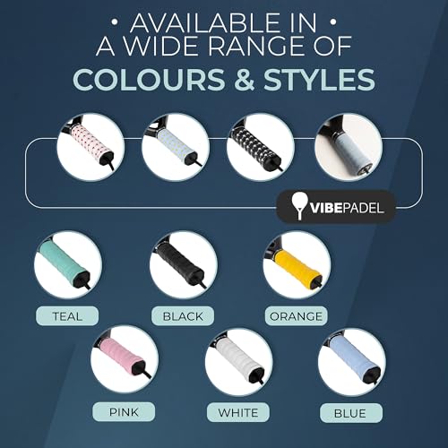 VIBEPADEL | Padel Grip for Tacky Feel | Grip 'n' Rip Padel Overgrip | Padel Racket Grip Tape | Padel, Pickleball, Squash and Badminton Racket Grip Tape | Padel Accessories and Padel Gifts | 3 Pack - Image 5
