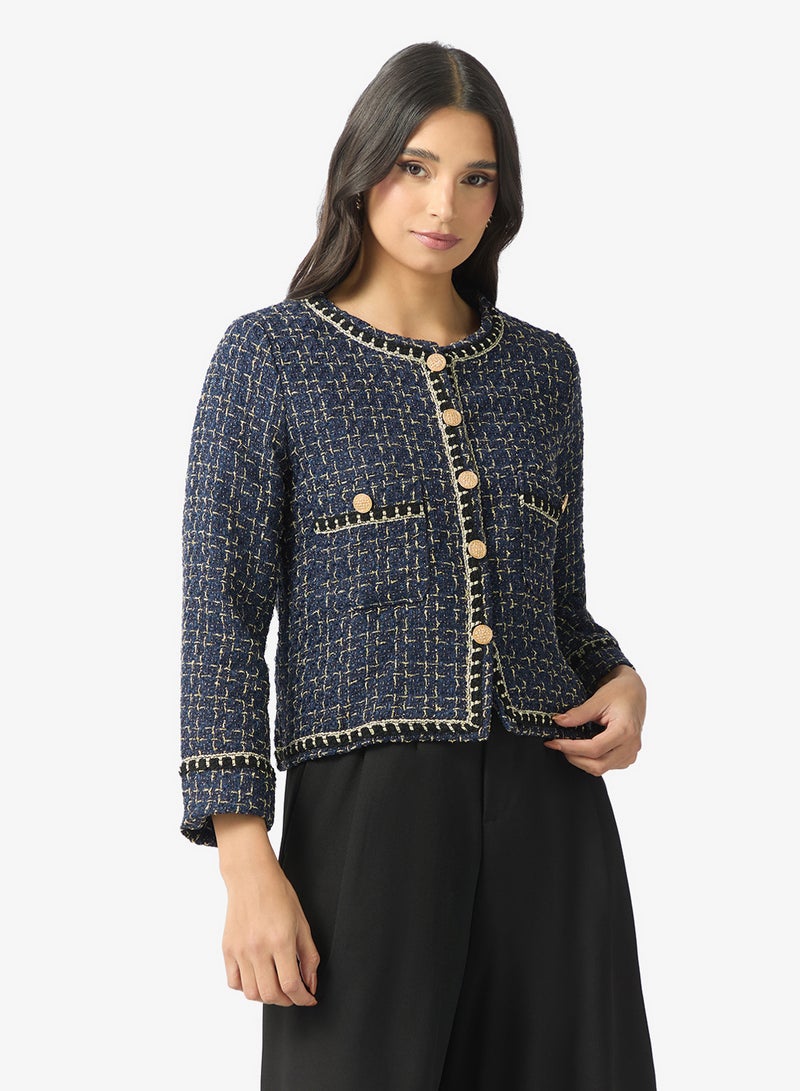 ELLA Tweed Blazer - Image 1