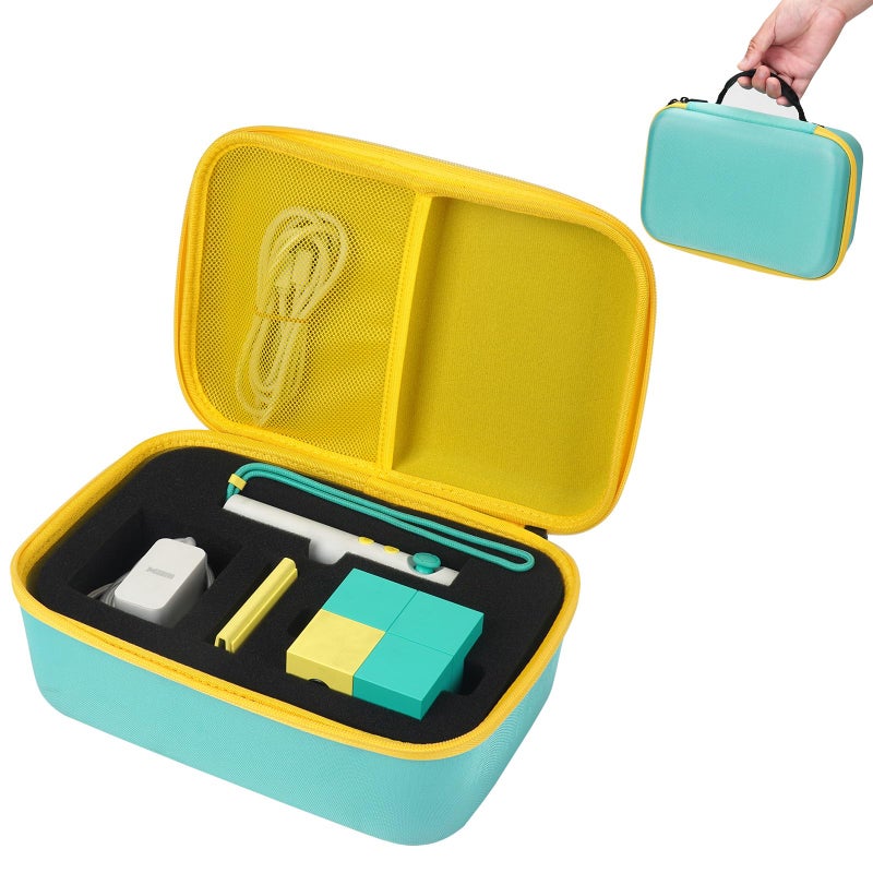 YouKnow Travel Storage Case Compatible with Nex Playground Game System, Custom Foam Tray Holds Active Game Console, HDMI & Power Cord, Remote, Camera Privacy Cover (Teal) - Image 1
