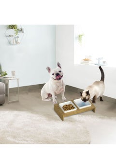 all for paws DOUBLE DINNER PETS FEEDER 2X400ML - MEDIUM  - Image 3