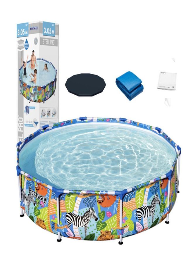 Bestway Steel Pro Pool 305Cm X 66Cm 26-56985 - Image 1