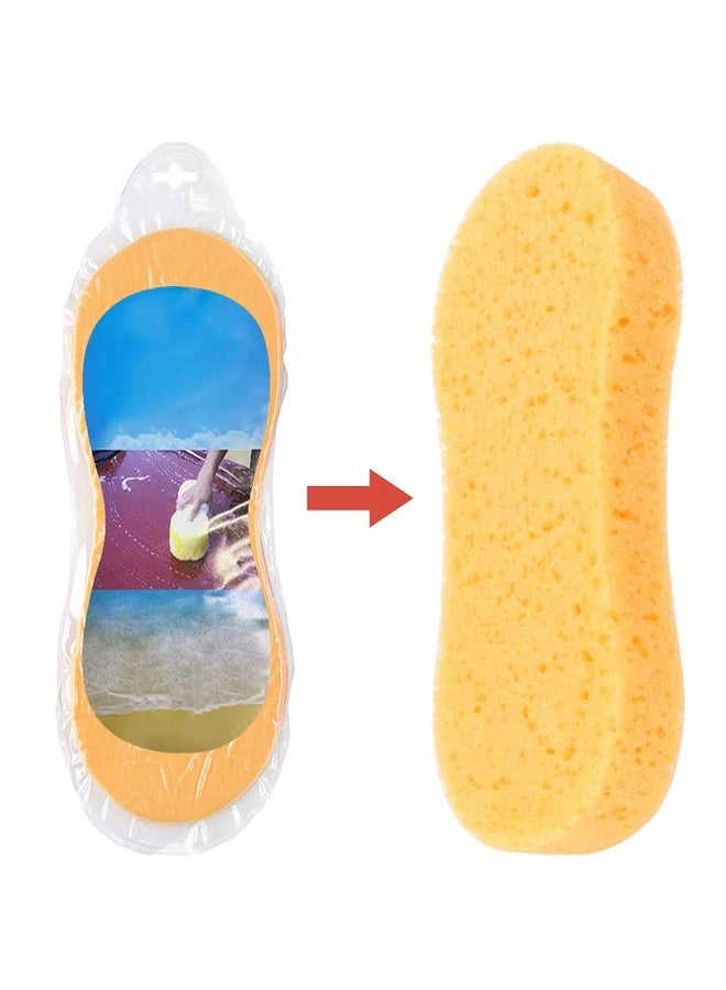 SteelFever 5 Pack Car Wash Sponges, 8.7" x 4.4" x 1.8" Multi-Functional Large Cleaning Sponges Kitchen Handy Wash Extra Thick Scrubber Kit - Image 2
