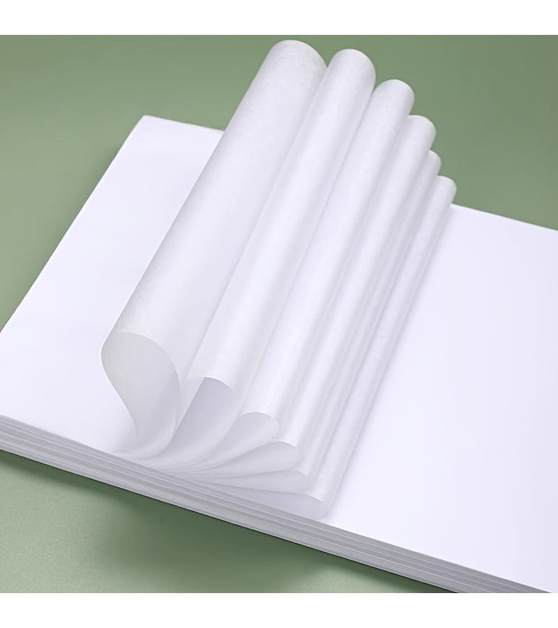 250 Sheets Tracing Paper 8.27x11.81 Inch White Thin Copy Paper For Drawing Calligraphy Gift Wrapping - Image 5