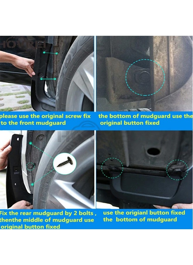 Generic Dust And Mud Barrier Plug Compatible With Chery Tiggo 7Pro 4Pieces  - Image 3