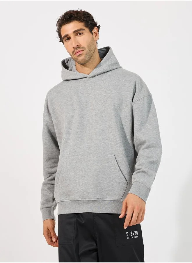 Styli Oversized Fleece Kangaroo Pocket Heavyweight Hoodie