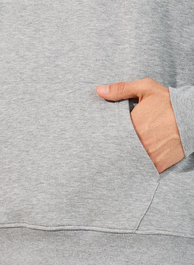 Styli Oversized Fleece Kangaroo Pocket Heavyweight Hoodie - Image 3