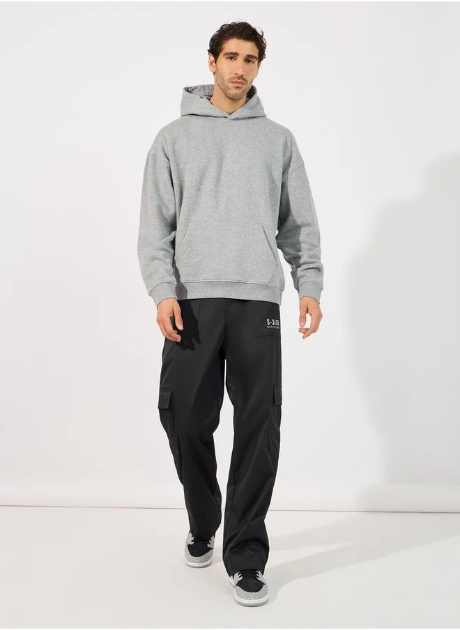 Styli Oversized Fleece Kangaroo Pocket Heavyweight Hoodie
