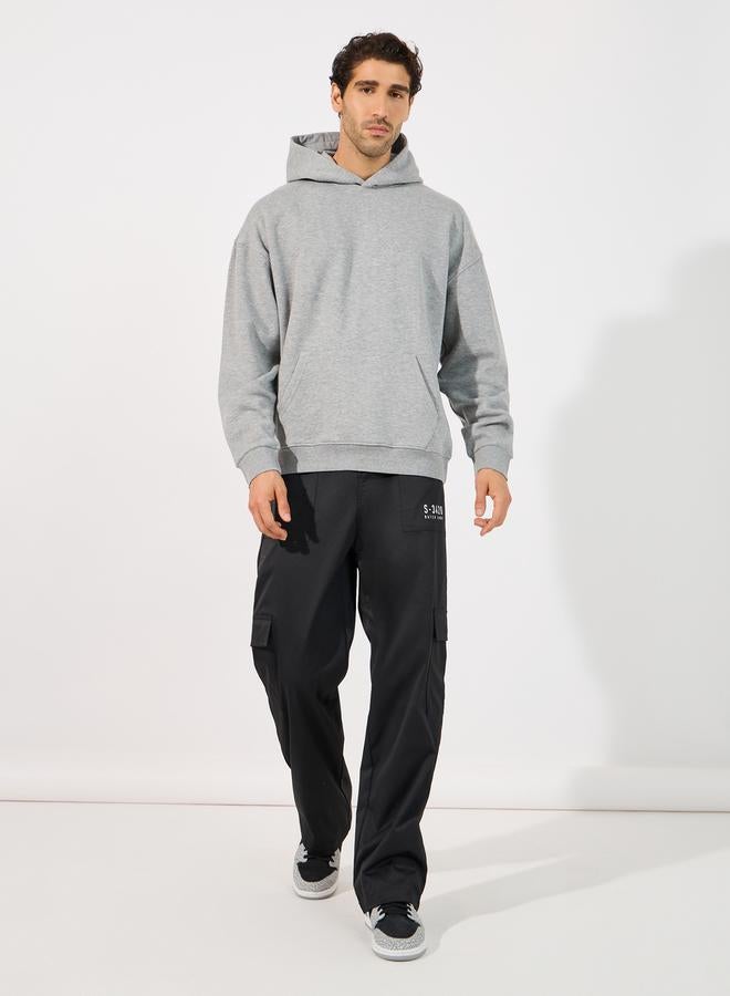 Styli Oversized Fleece Kangaroo Pocket Heavyweight Hoodie - Image 2