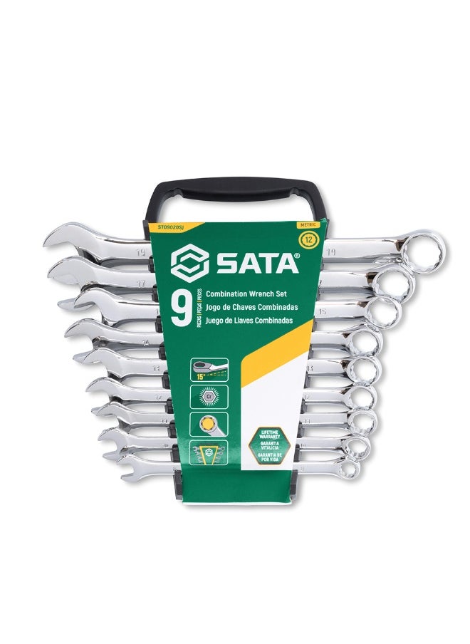 Sata SATA ST09020SJ 9-Piece Metric Combination Wrench Set  - Image 1
