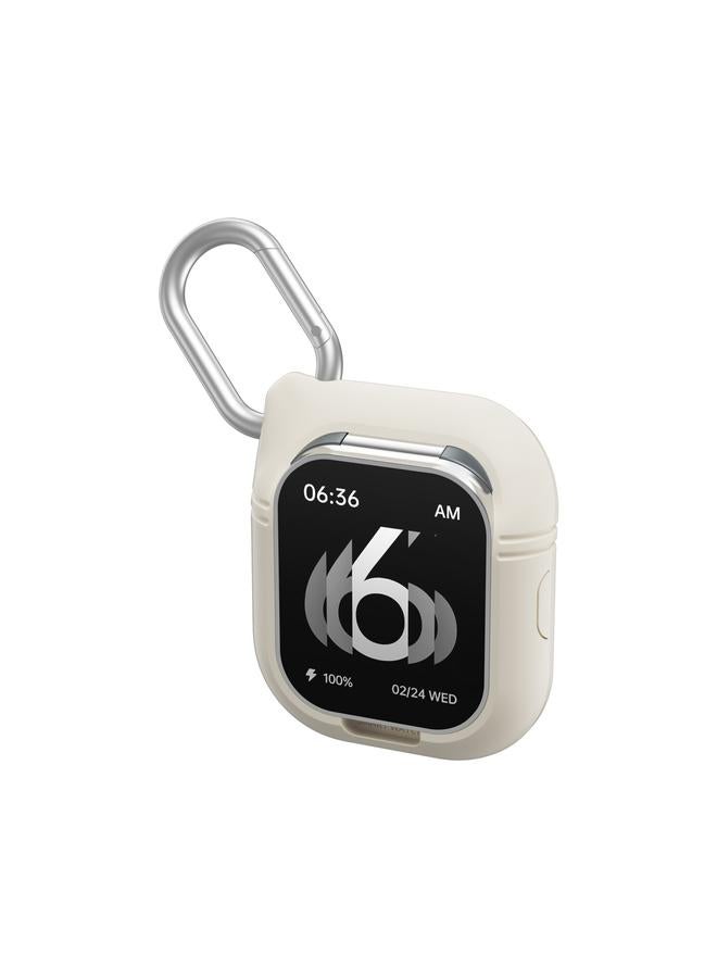 erorex D8 Pro 2.01 inch 2 in 1 Bluetooth Earphone Silicone Strap Smart Watch, Support NFC with Cover - Image 4