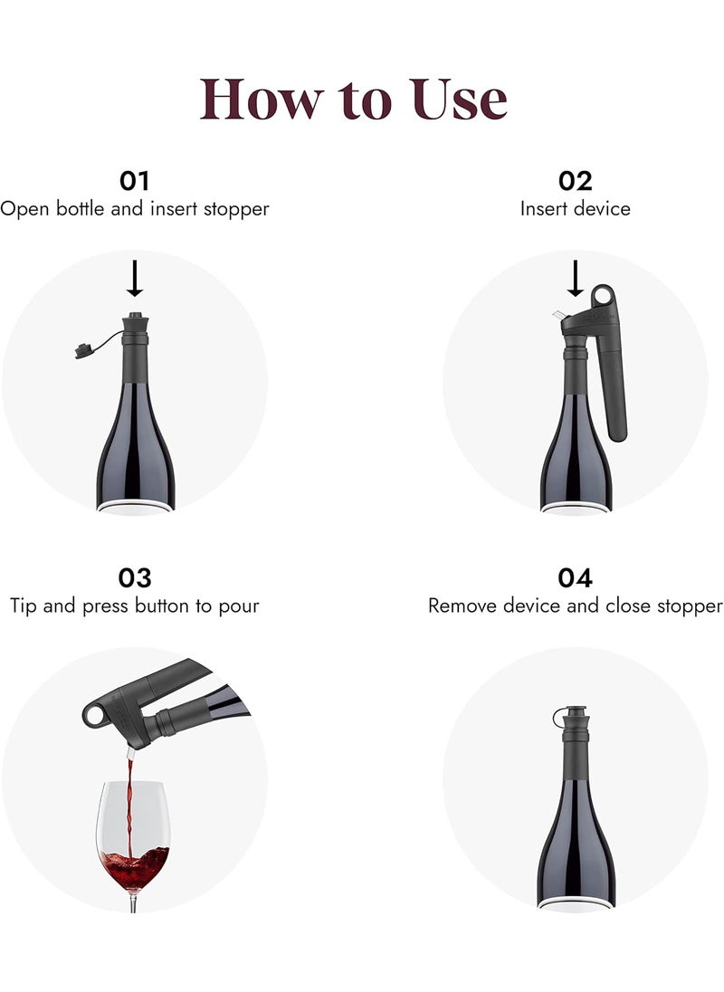 Coravin Coravin Pivot Stoppers  Pack of 6  For Pivot Wine Preservation System  Specially Sealing Plastic Stopper  - Image 3