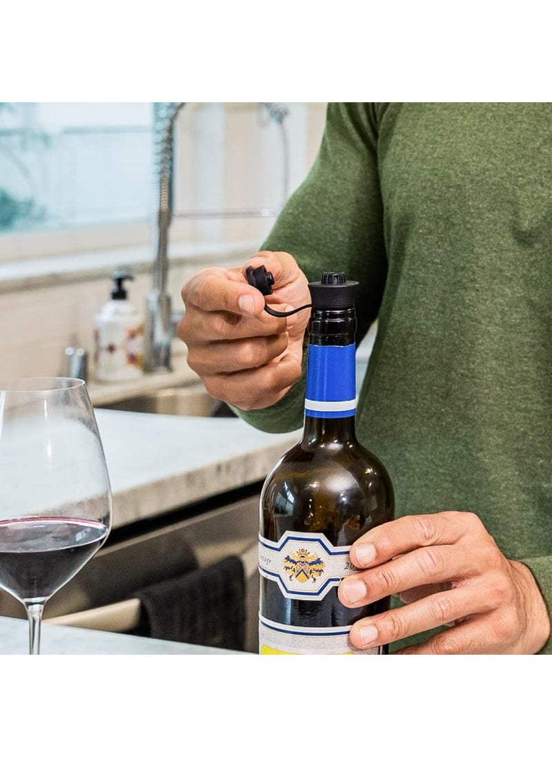 Coravin Coravin Pivot Stoppers  Pack of 6  For Pivot Wine Preservation System  Specially Sealing Plastic Stopper  - Image 4