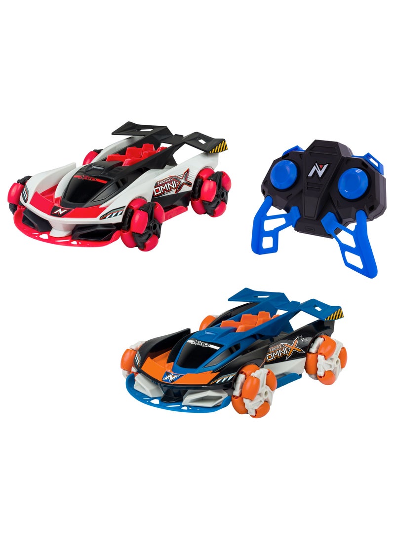 Nikko Remote Control Car Nano Omni X Power Drift, Assorted 1 Piece (Style & Color May Vary) | Drive, Spin and Drift! | 360-Degrees Spins & Power Drift | Off-Road | Max Speed Upto 9 MPH / 14KM/H | Toy Vehicle | Gift for Kids and Adults - Image 1