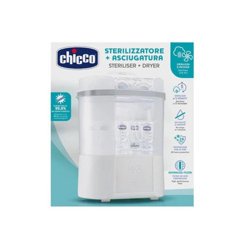 Chicco 2 in 1 Sterilizer with Dryer – Fast, Hygienic & Hassle-Free - Image 2