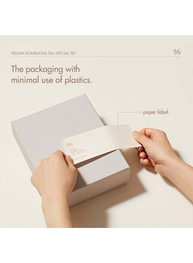 leegeehaam Dr.Ceuracle Vegan Kombucha Tea Special Setㅣ3Piece Skincare Gift With Essence Gel Cream Lip Balmㅣhydrating Detoxifying Nourishingㅣmade In Korea Cruelty Free - Image 4