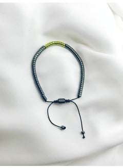 Kehribar Point Amber Point Hematite Natural Stone Bracelet  - Image 5