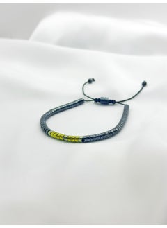 Kehribar Point Amber Point Hematite Natural Stone Bracelet  - Image 2