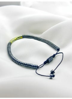 Kehribar Point Amber Point Hematite Natural Stone Bracelet  - Image 3