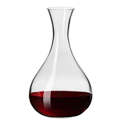 Krosno Krosno Elegant Wine Decanter 541 oz Harmony Collection Accessory for Wine Lovers Leadfree Crystal Glass Wine Decanters and Carafes Red Wine Pitcher Made in Europe 