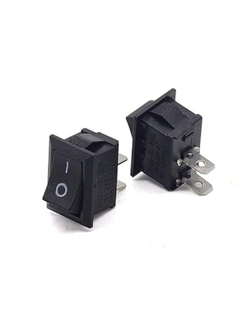7PCS Rocker Switch Mini Toggle Switch ON-Off 2 Pin 2 Position Inline Press Button - Image 2