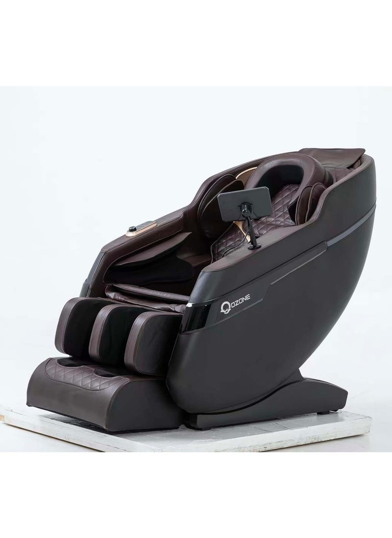 OZONE (5 Years Warranty) 4D Iyasu Full Body Massage Chair OZ-4 | Zero Gravity Massage | Airbags | Heat Therapy | Recliner Function | Touch Screen Control | Full Body Shiatsu | Space Capsule