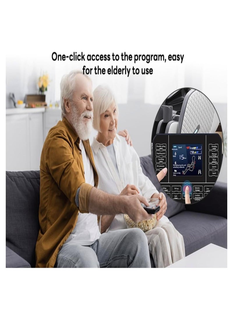 OZONE (5 Years Warranty) 4D Iyasu Full Body Massage Chair OZ-4 | Zero Gravity Massage | Airbags | Heat Therapy | Recliner Function | Touch Screen Control | Full Body Shiatsu | Space Capsule