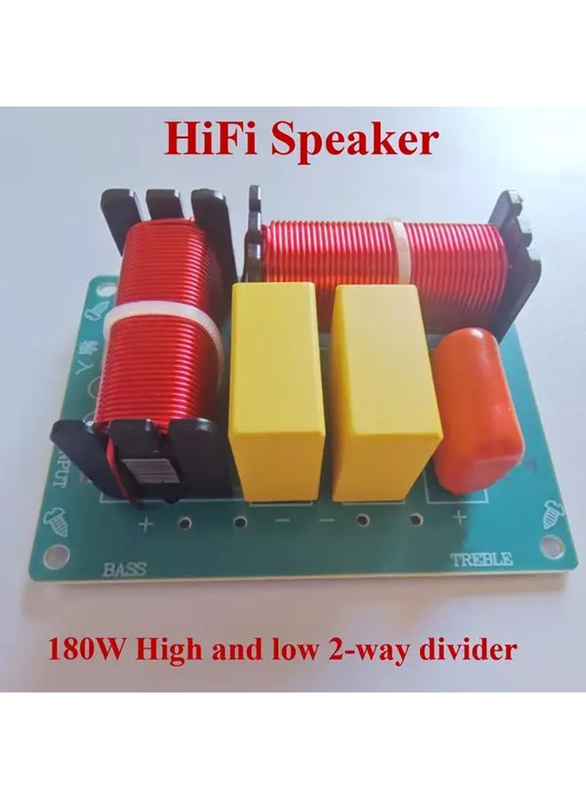 180 واط Hi-Fi مكبر صوت ثنائي الاتجاه 4 أوم 8 أوم مقسم تردد ثنائي القنوات مدمج - Image 3