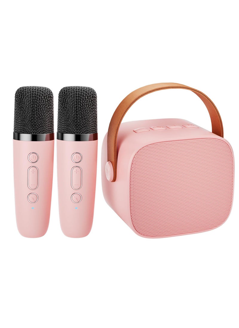 Portable Mini Karaoke Machine with 2 Wireless Microphone, Bluetooth Speaker for Kids and Adults,Gifts for Girls and Boys 4, 5, 6, 7, 8, 9, 10 +Year Old Birthday Party Home (Pink) - pzsku/Z9028CE96F2D85782946AZ/45/_/1727543827/2cab1567-d780-4c55-87da-657095f99c34