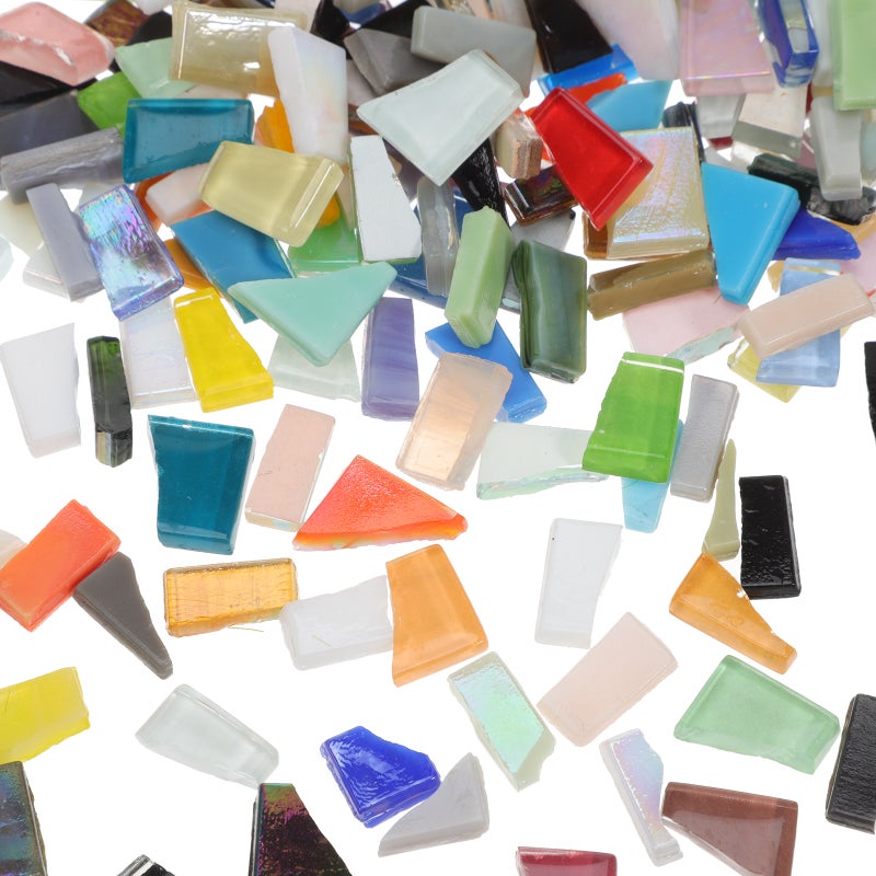Glass Mosaic Tiles for Artistic Creations, Perfect for Home Decor and Jewelry Making - Image 3