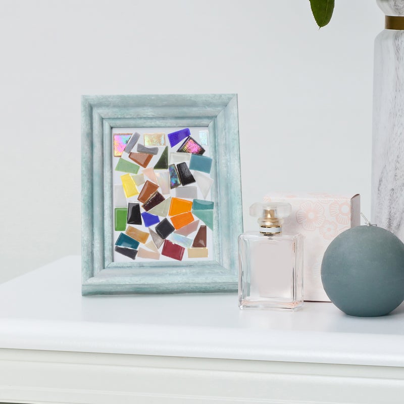 Glass Mosaic Tiles for Artistic Creations, Perfect for Home Decor and Jewelry Making - Image 4
