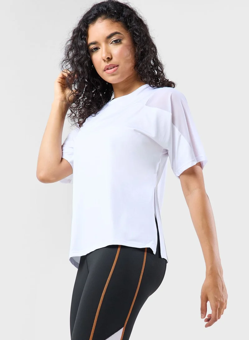FRWD Tie Front Athletic Top