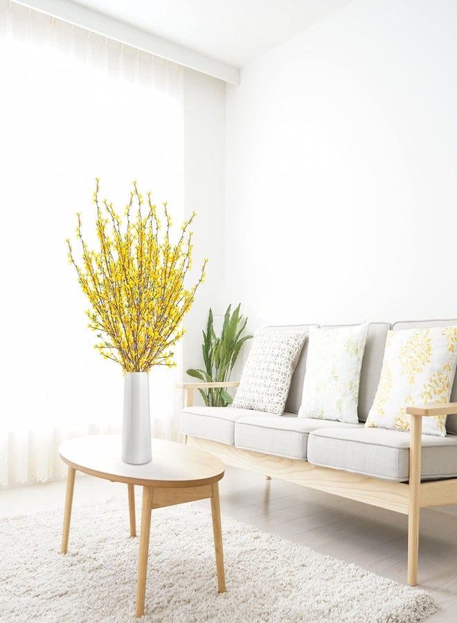 FQQWEE 6Pcs Artificial Forsythia Flower Branches 39 Inch Long Faux Yellow Jasmine Artificial Flowers Stems Silk Winter Spring Forsythia Flowers Bouquets for Floral Arrangement Wedding Home Decor - Image 5