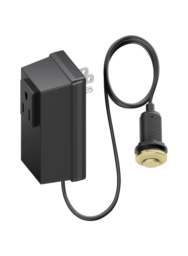 BLANCO 443154 Air Switch Kit for Garbage Disposal, Satin Gold - Image 2