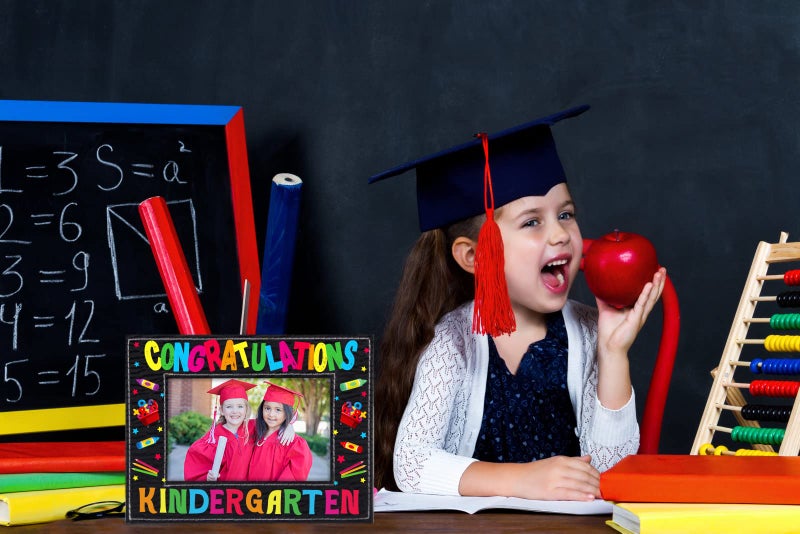 WhatSign Kindergarten Graduation Picture Frame 2023 Kindergarten Preschool Pre K Graduation Photo Frame Congratulations Kindergarten Graduation Frame Decorations Gifts for Kids Boys Girls Daughter Son - Image 4