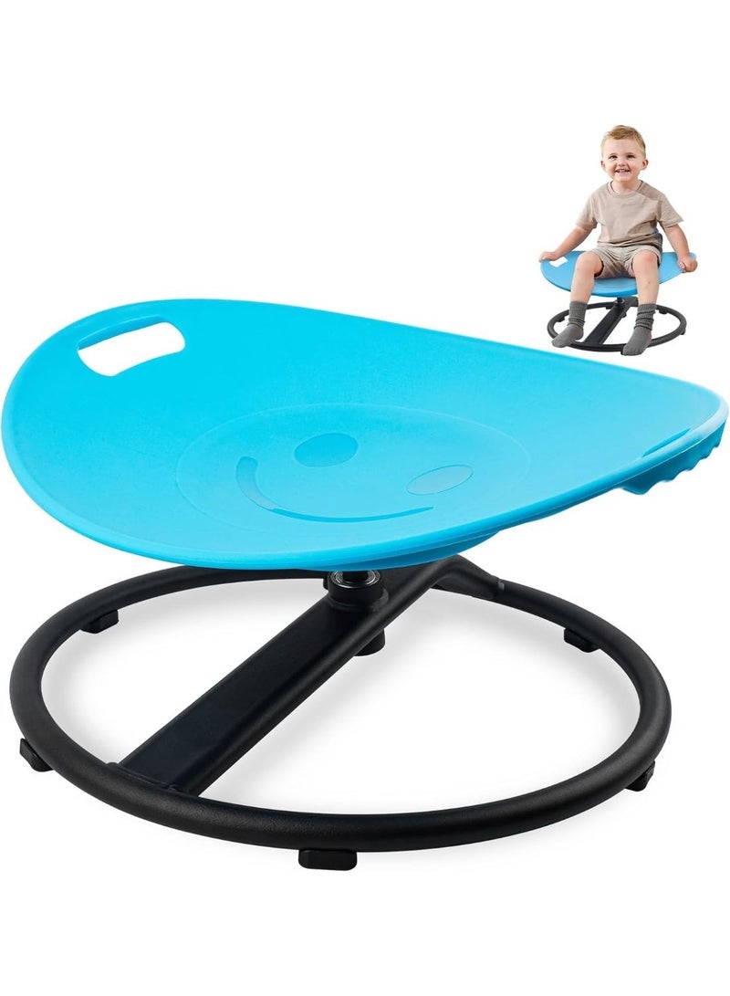 YOUWE7 Spinning Chair for Autistic Kids - Sensory Spinning Chair for Autistic Children with Safety Handle & Non-Slip Design, Sensory Swivel Chairs for Kids 3-8 Years(Blue) - Image 1