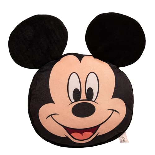 Mirada Mickey Face Cushion – Adorable Soft Face Toy, Stuffed Pillow, for Kids, Girls & Boys, Disney Licensed Decor – 35cm - Image 3