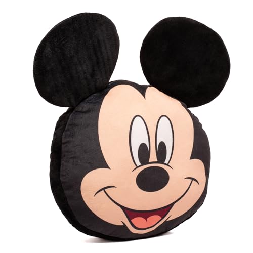 Mirada Mickey Face Cushion – Adorable Soft Face Toy, Stuffed Pillow, for Kids, Girls & Boys, Disney Licensed Decor – 35cm - Image 4
